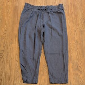 Target A New Day Linen / Rayon Pants Size XXL Charcoal NWOT